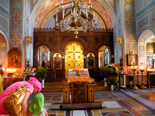 Форосская церковь. Внутри церкви. Церковь Воскресения Христова