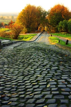 Олеский замок, дорога к замку