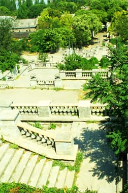 Гора Митридат. Лестница, ведущая на гору