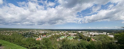 Вид с Замковой горы